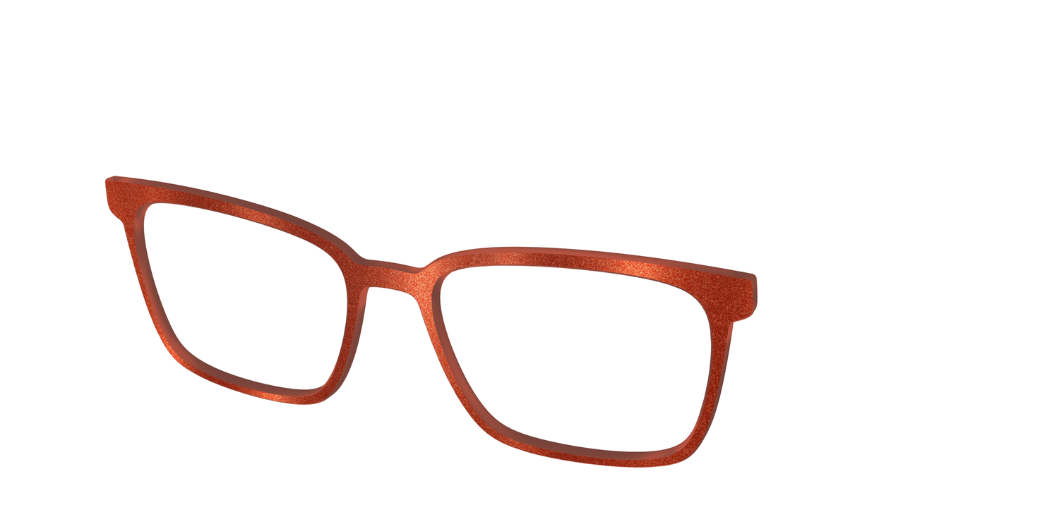 The Burnt Orange Shimmer - Angle Top Image - Pair Eyewear