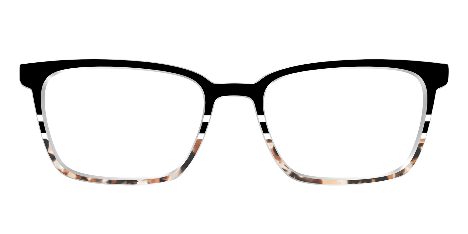 The Chic Tortoise Crystal Split - Front Top Image - Pair Eyewear