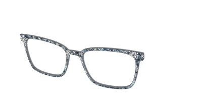 The Christmas Town Snow Globe with Holographic Glitter - Angle Top Thumbnail - Pair Eyewear