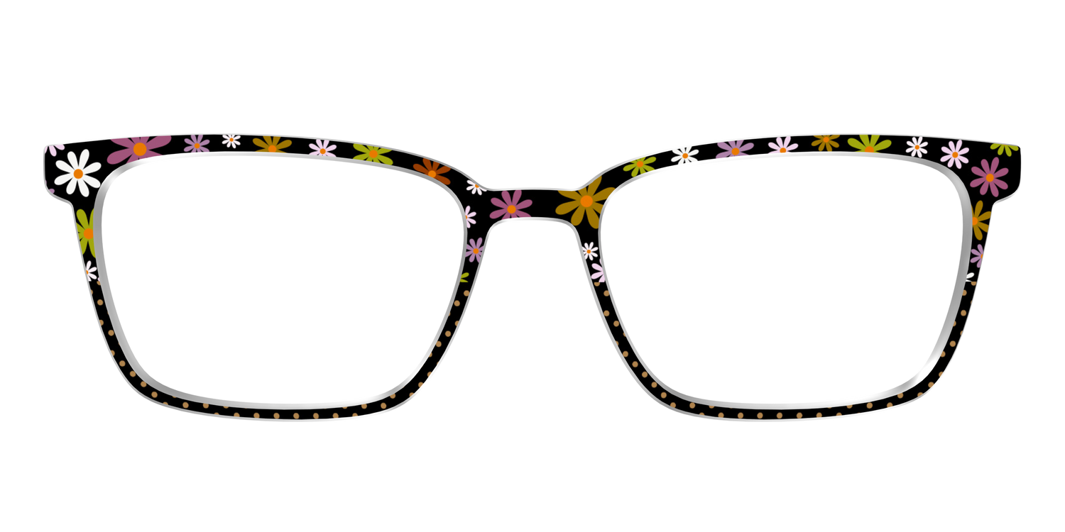 The Daisy Dot Split - Front Top Image - Pair Eyewear