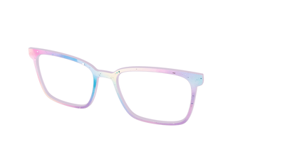 The Dreamy Pastel with Holographic Glitter - Angle Top Thumbnail - Pair Eyewear
