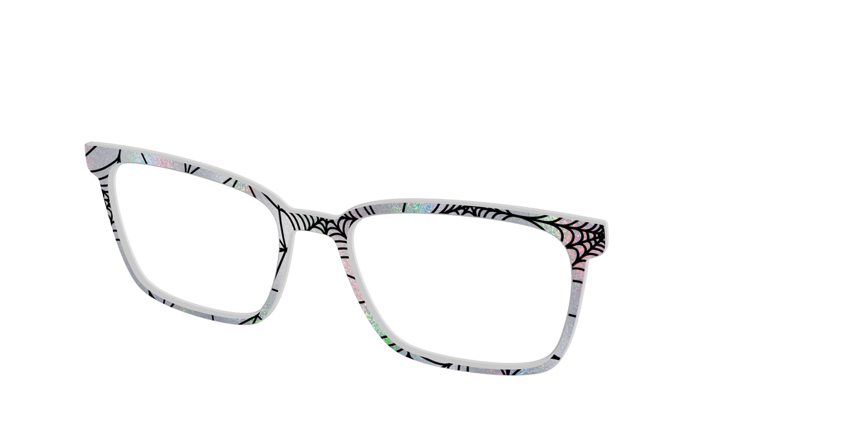 The Ethereal Iridescent Webs - Angle Top Image - Pair Eyewear