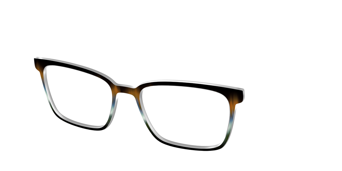 The Fiery Bronze Gradient - Angle Top Image - Pair Eyewear