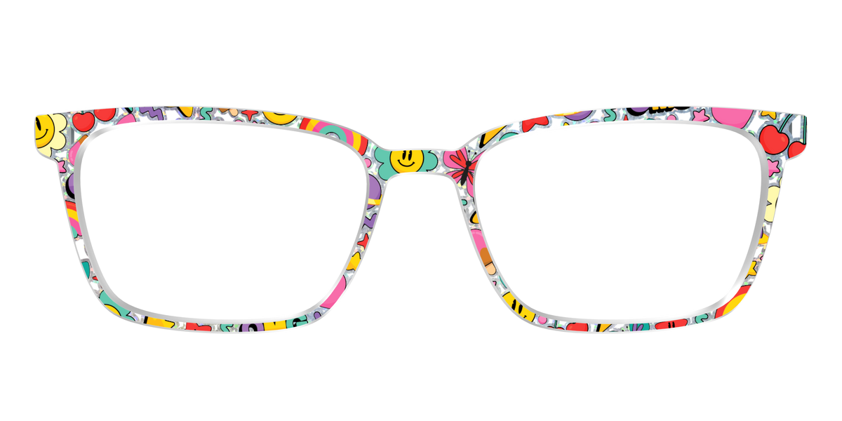 The Funky Foil Stickers - Front Top Image - Pair Eyewear