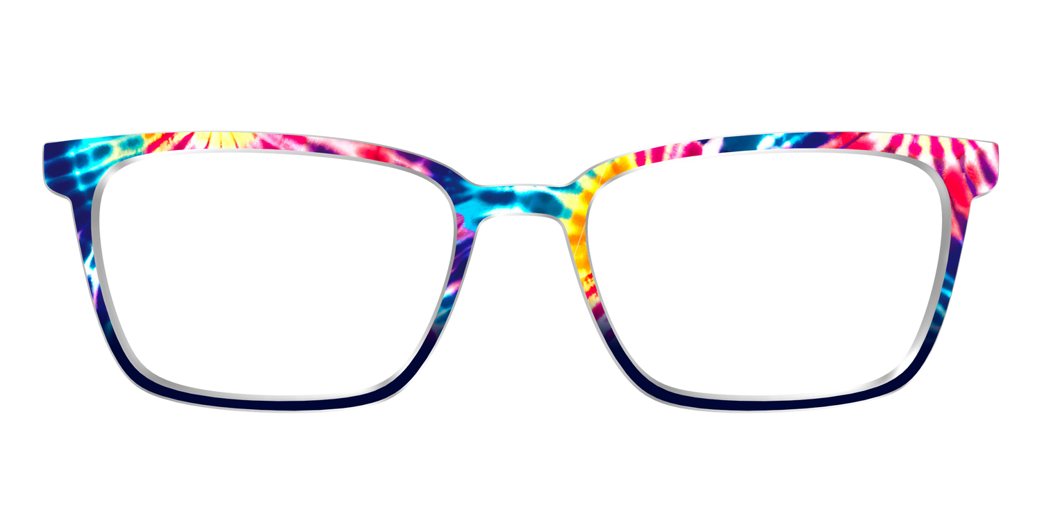 The Funky Tie-Dye - Front Top Image - Pair Eyewear