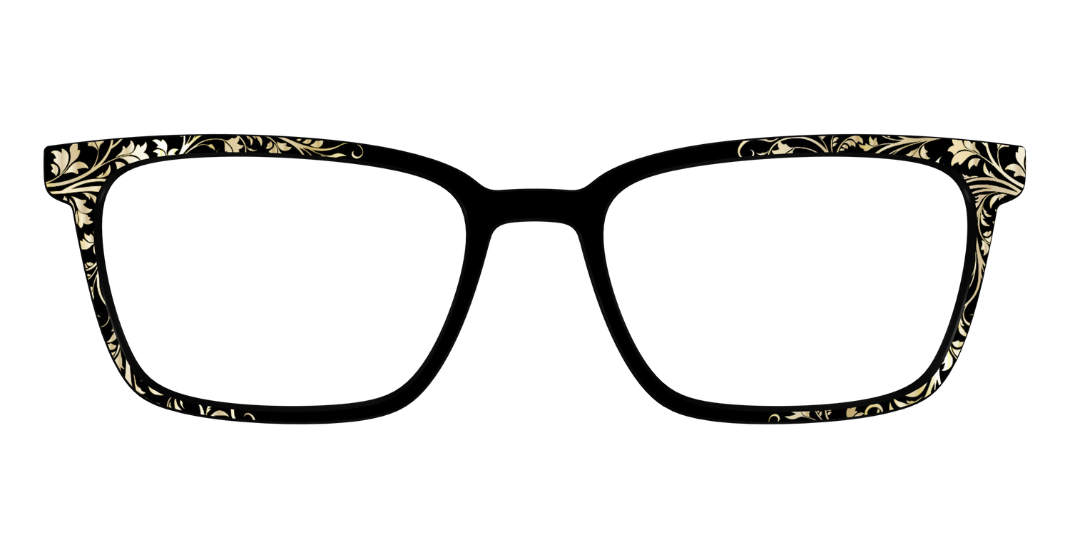 The Gold Foil Vines - Front Top Image - Pair Eyewear