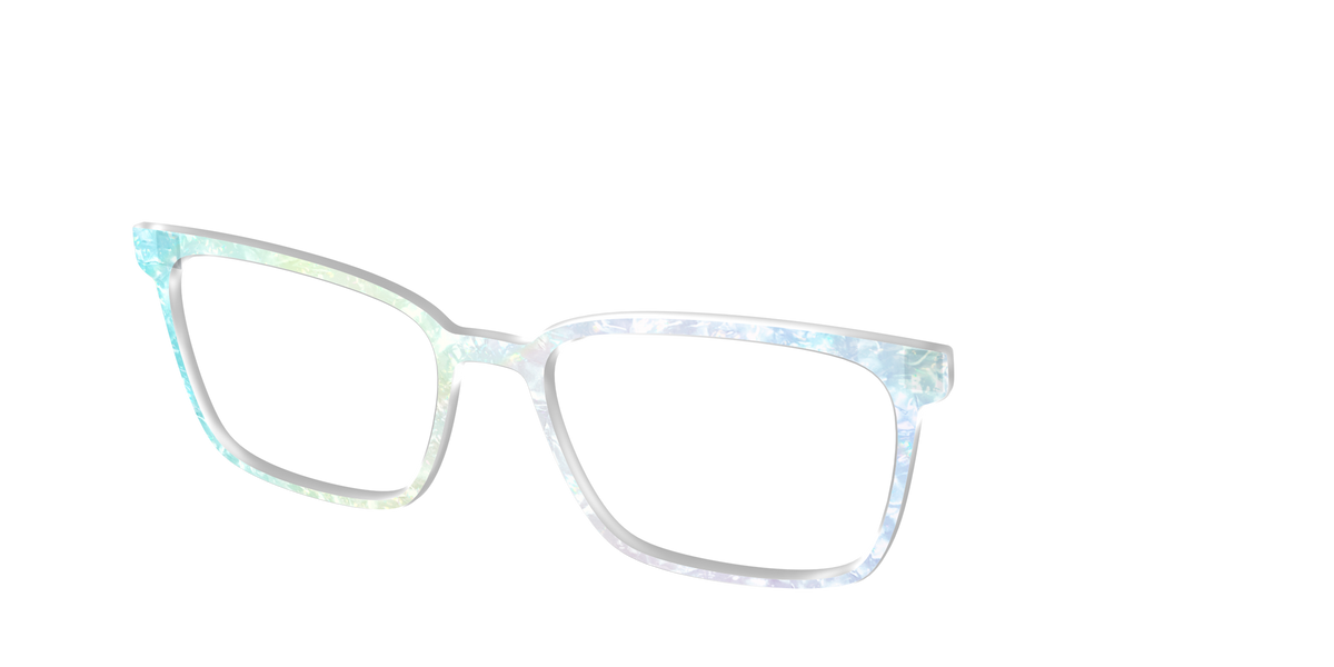 The Iridescent Pearl Marble Crystal - Angle Top Image - Pair Eyewear