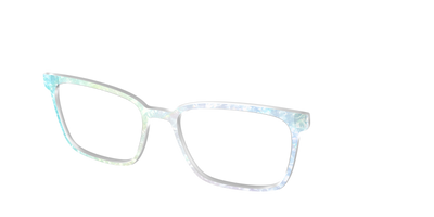 The Iridescent Pearl Marble Crystal - Angle Top Thumbnail - Pair Eyewear