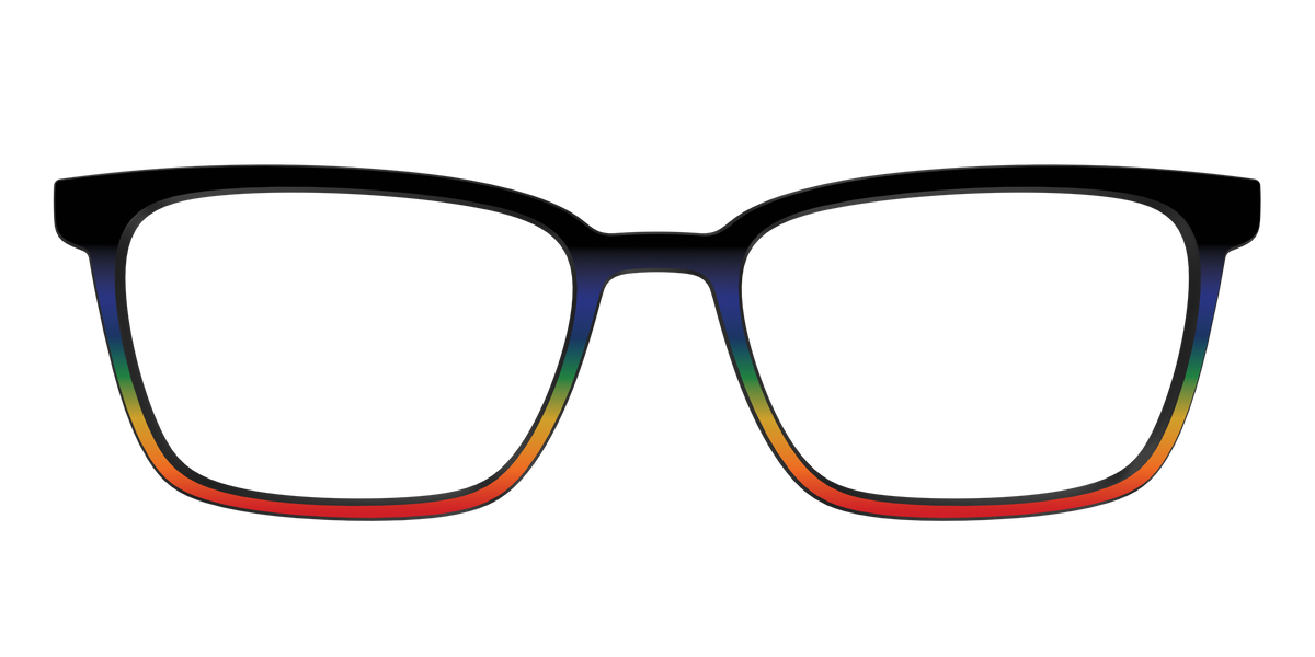 The Love Wins Gradient - Front Top Image - Pair Eyewear