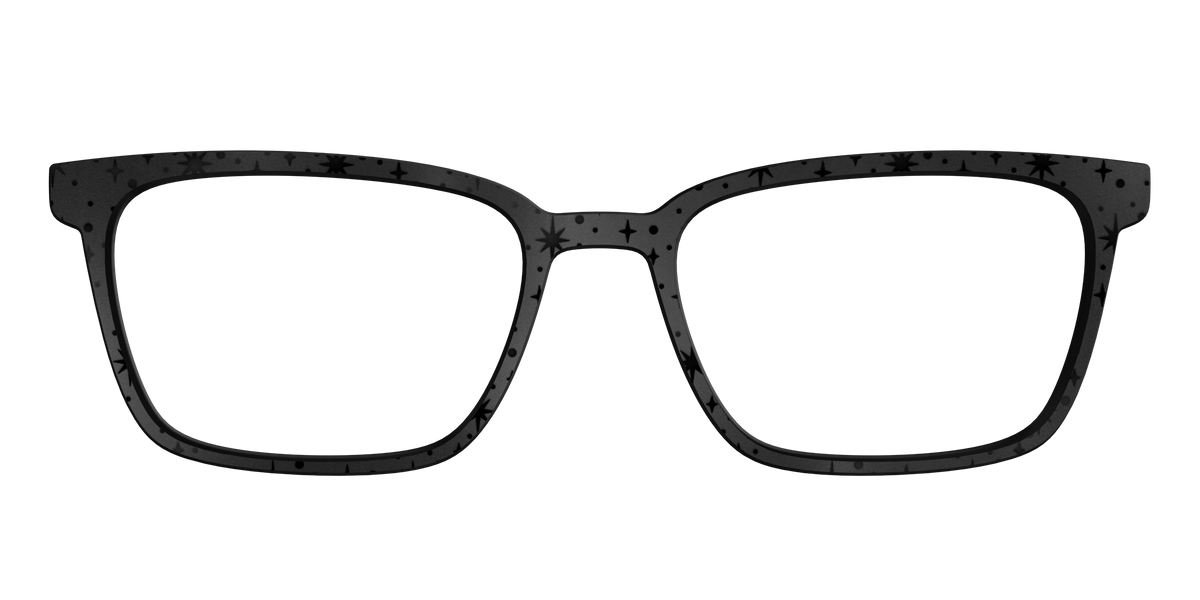 The Matte Black Spell Bursts - Front Top Image - Pair Eyewear