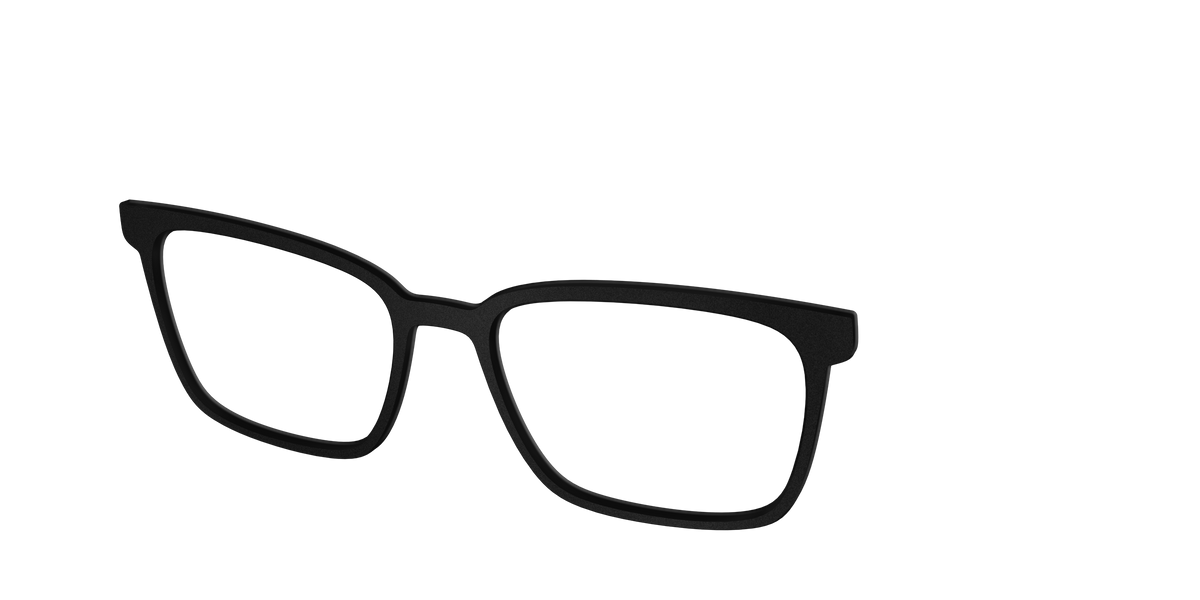 The Matte Black - Angle Top Image - Pair Eyewear