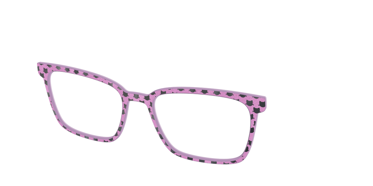 The Mauve Shimmer with Foil Cats - Angle Top Image - Pair Eyewear