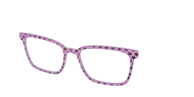 The Mauve Shimmer with Foil Cats - Angle Top Thumbnail - Pair Eyewear