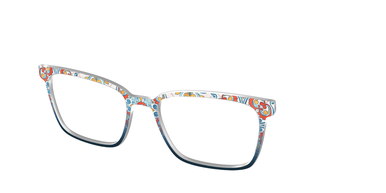The Mediterranean Tile - Angle Top Image - Pair Eyewear