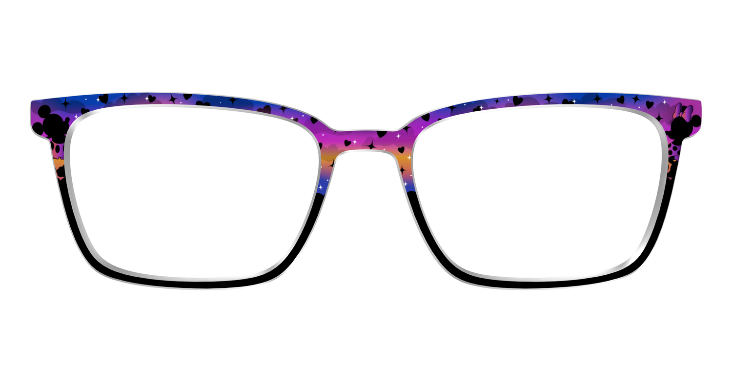 The Mickey & Minnie Shadow Play - Front Top Image - Pair Eyewear