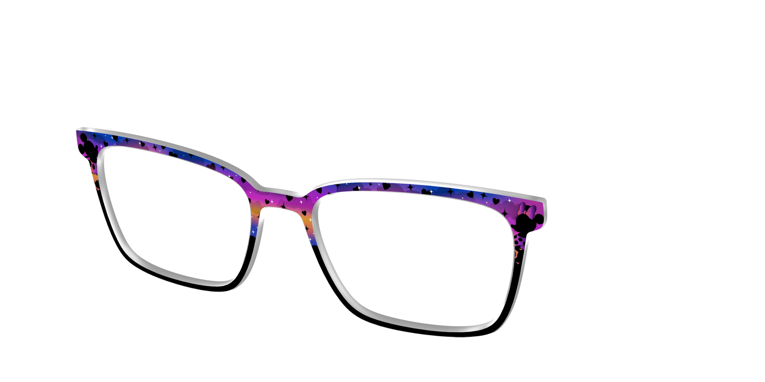 The Mickey & Minnie Shadow Play - Angle Top Image - Pair Eyewear