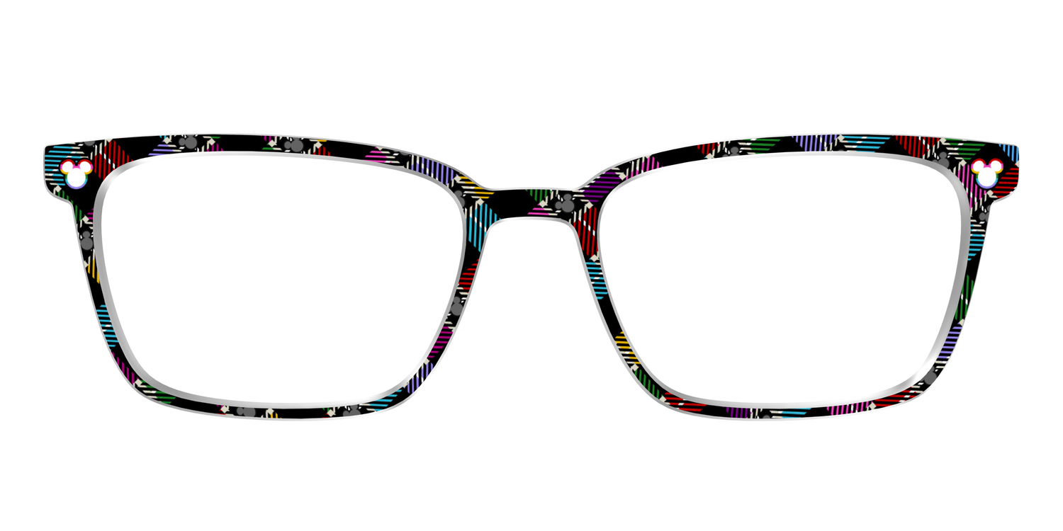 The Mickey Plaid - Front Top Image - Pair Eyewear