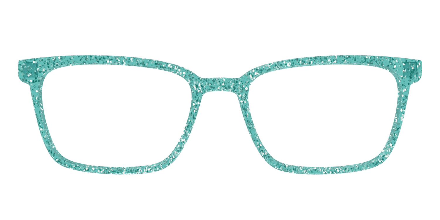 The Mint Sparkle - Front Top Image - Pair Eyewear