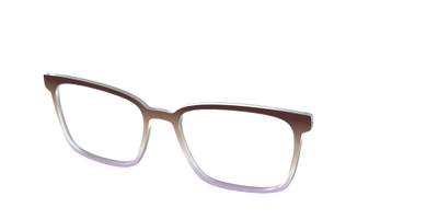The Mocha to Light Lavender Gradient - Angle Top Thumbnail - Pair Eyewear