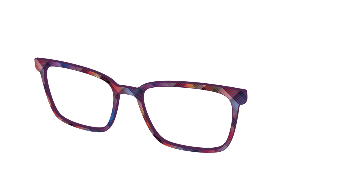 The Ombre Plaid - Angle Top Image - Pair Eyewear
