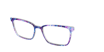 The Orchid Kaleidoscope - Angle Top Thumbnail - Pair Eyewear