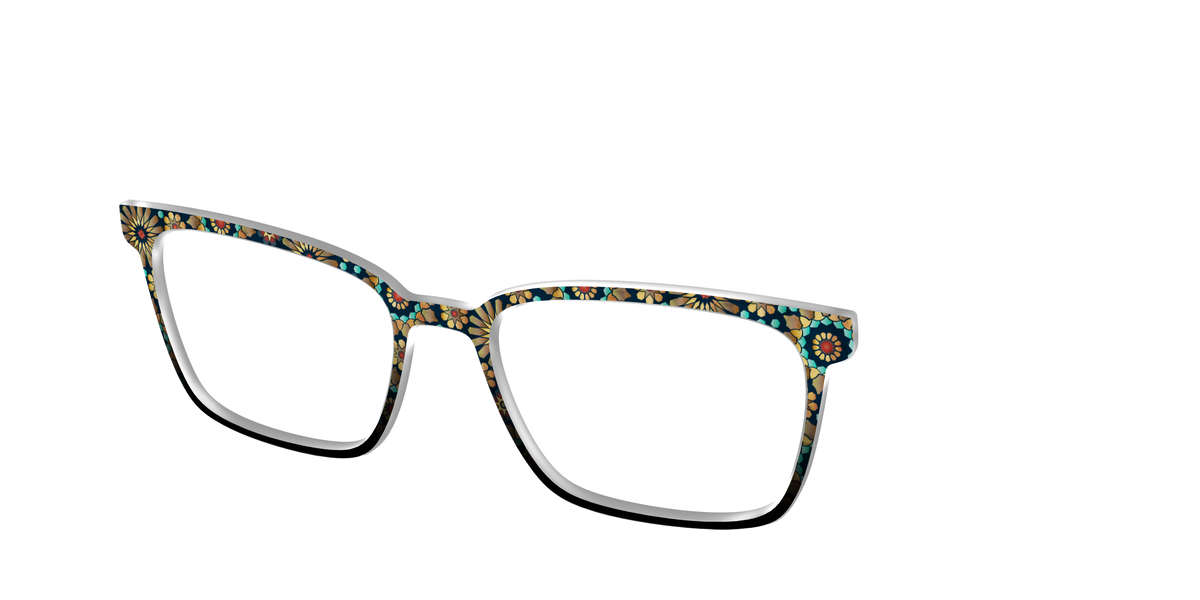 The Ornamental Stained Glass - Angle Top Image - Pair Eyewear