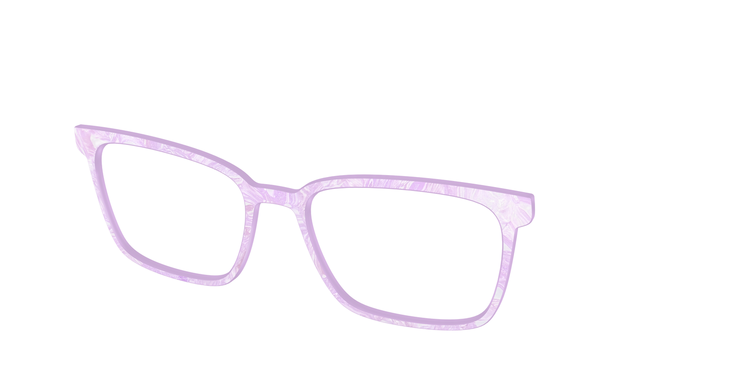 The Pale Iris Pearl Marble - Angle Top Image - Pair Eyewear