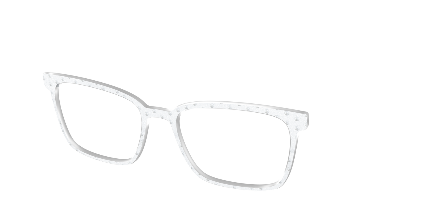 The Pearl Shimmer Polka Dots - Angle Top Image - Pair Eyewear