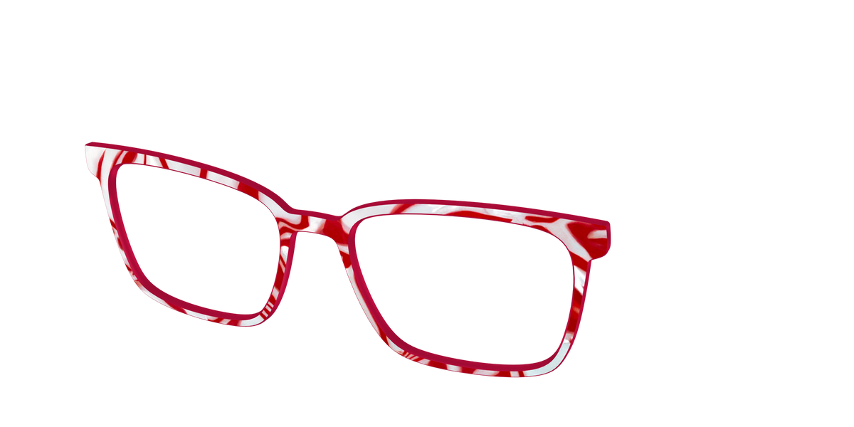 The Peppermint Swirl - Angle Top Image - Pair Eyewear