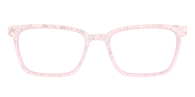 The Pink Shimmer Petals with Silver Foil - Front Top Thumbnail - Pair Eyewear