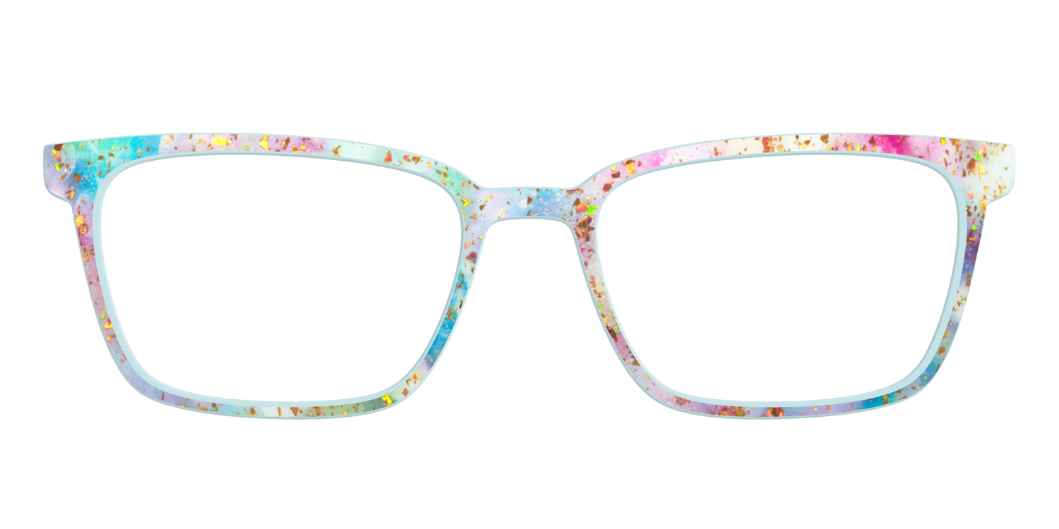 The Pixie Bokeh with Gold Flakes - Front Top Image - Pair Eyewear