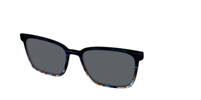 The Polarized Blue Horn Tortoise Sun Top - Angle Top Thumbnail - Pair Eyewear