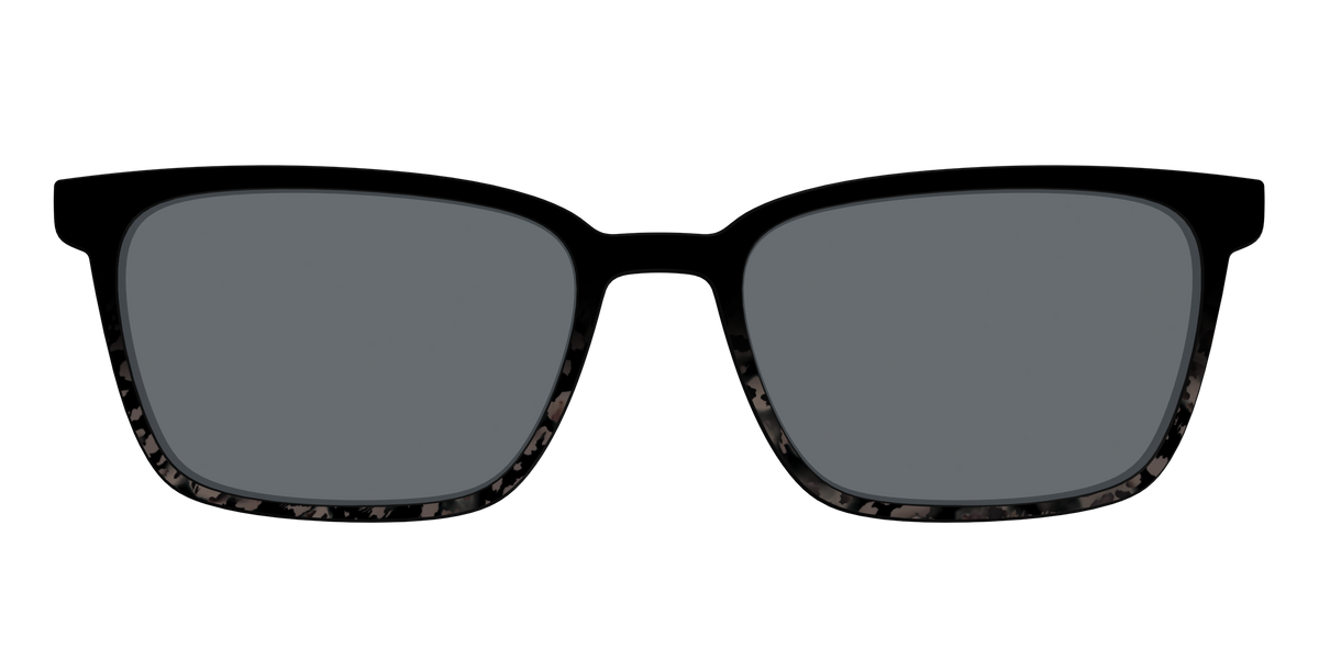 The Polarized Shaded Tortoise Sun Top - Front Top Image - Pair Eyewear