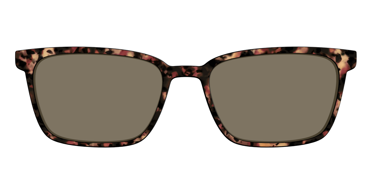 The Polarized Sienna Tortoise Sun Top - Front Top Image - Pair Eyewear
