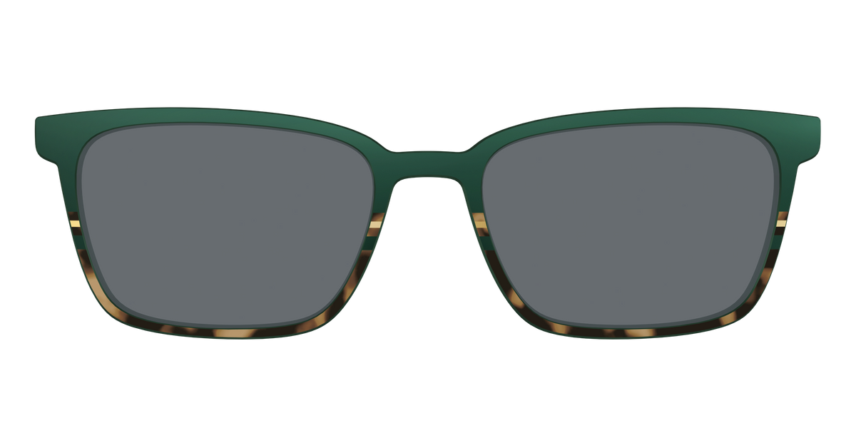 The Polarized Spruce Tortoise Sun Top - Front Top Image - Pair Eyewear