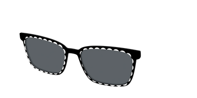 The Polarized Stylish Daisy Sun Top - Angle Top Thumbnail - Pair Eyewear