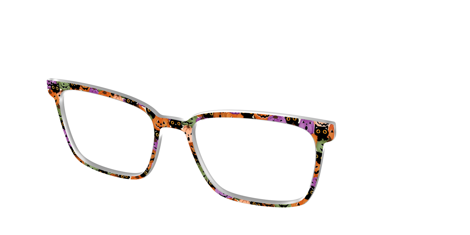 The Purring Pumpkins - Angle Top Image - Pair Eyewear