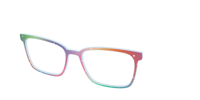 The Rainbow Holographic Celestial - Angle Top Thumbnail - Pair Eyewear