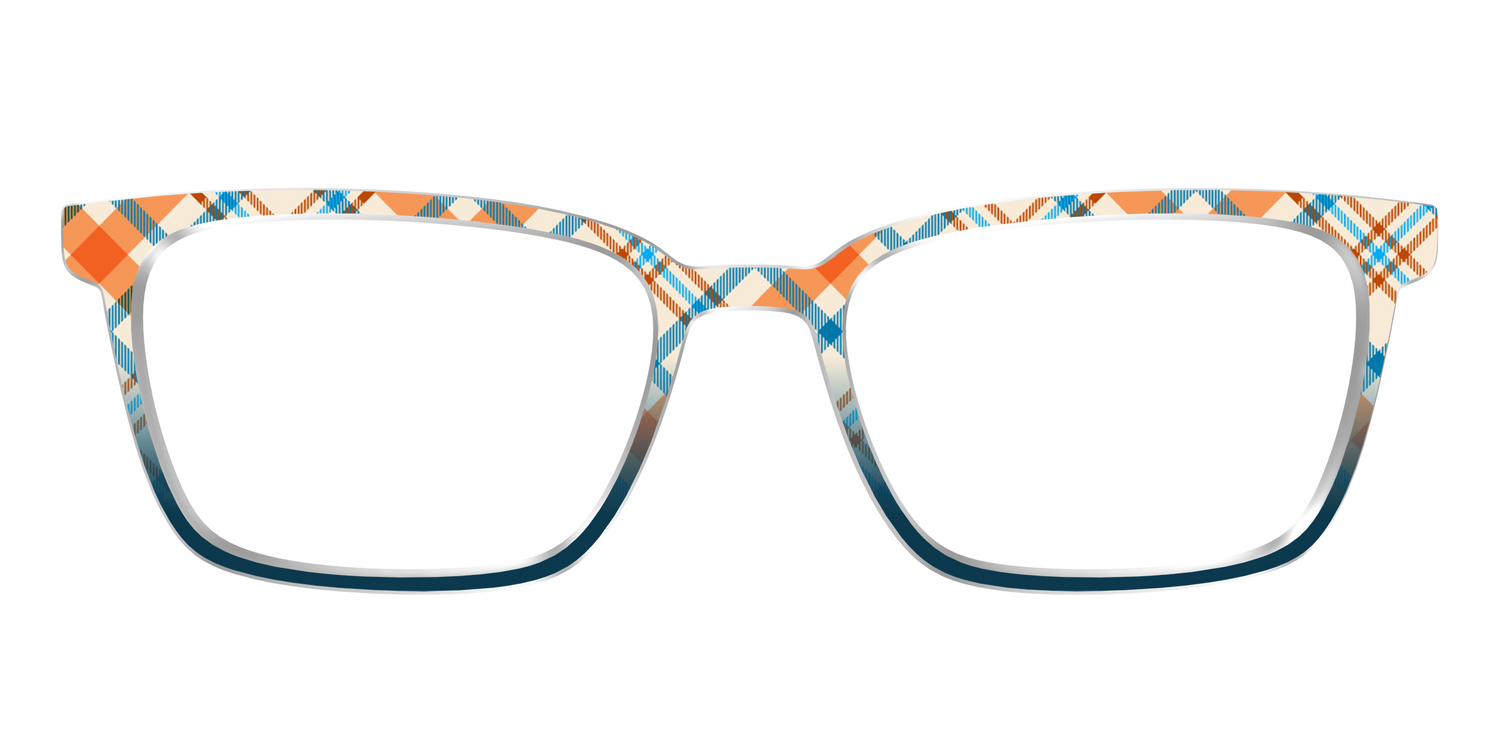 The Sailing Plaid - Front Top Image - Pair Eyewear