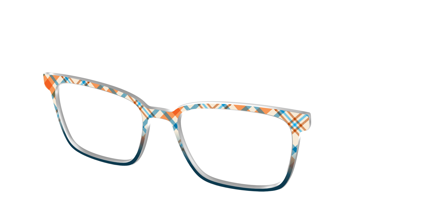 The Sailing Plaid - Angle Top Image - Pair Eyewear