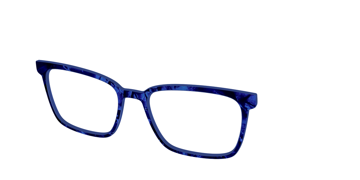 The Sapphire Pearl Marble - Angle Top Image - Pair Eyewear