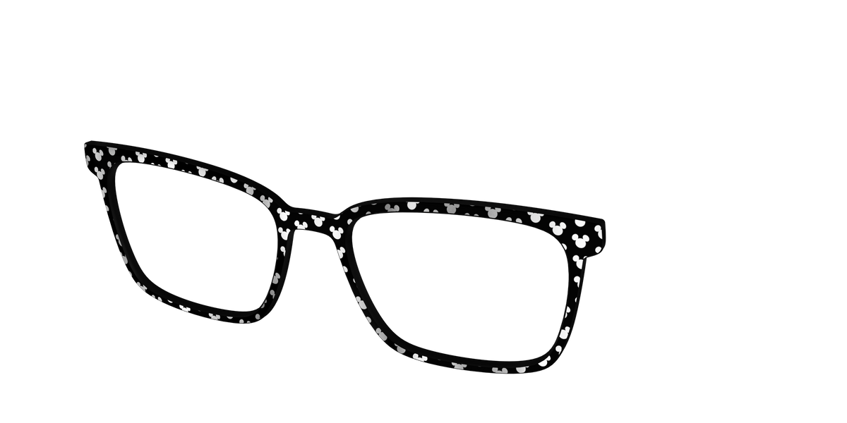 The Silver Foil Mickey - Angle Top Image - Pair Eyewear