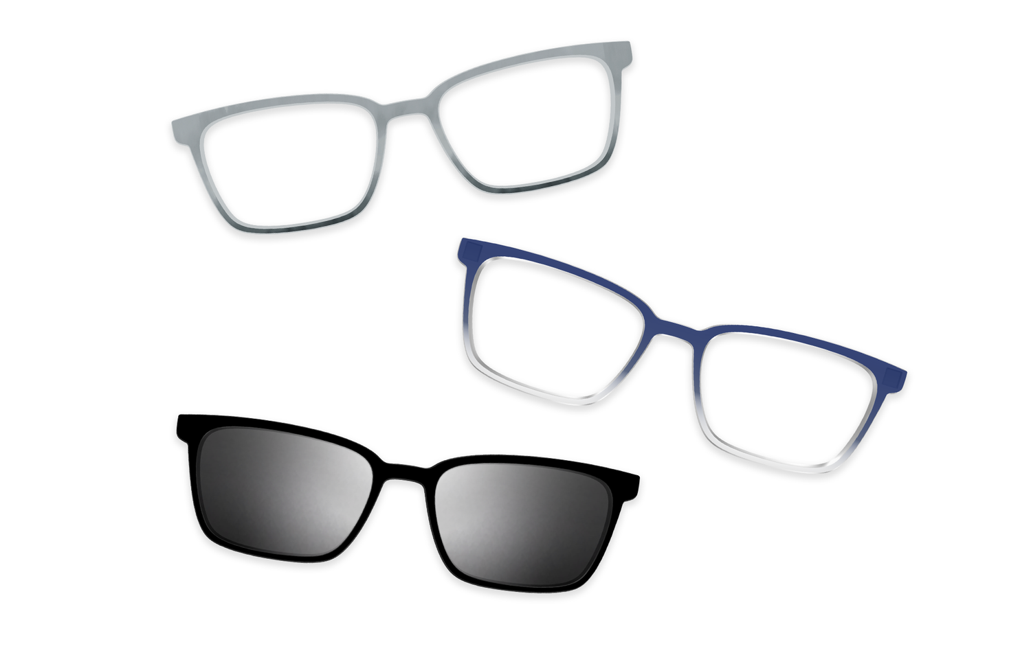 Silver Metal - Set - Product Image 1 - Pair Eyewear