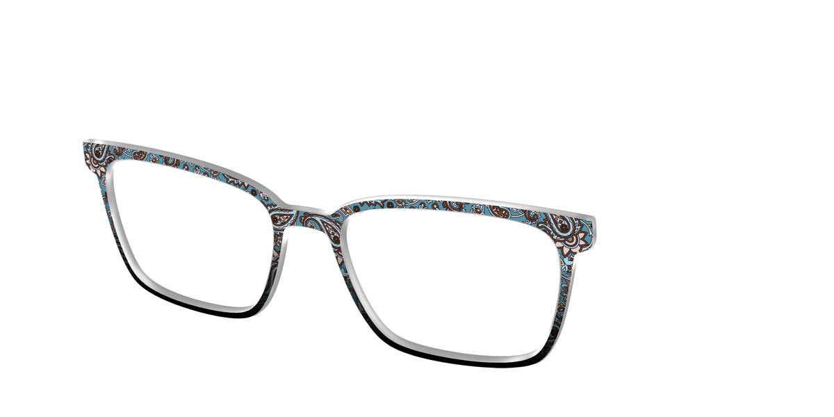 The Slate Paisley - Angle Top Image - Pair Eyewear