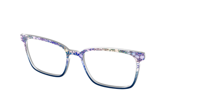 The Snowfall Stained Glass - Angle Top Thumbnail - Pair Eyewear