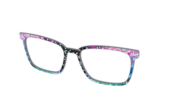 The Stella Nebula with Star Glitter - Angle Top Thumbnail - Pair Eyewear