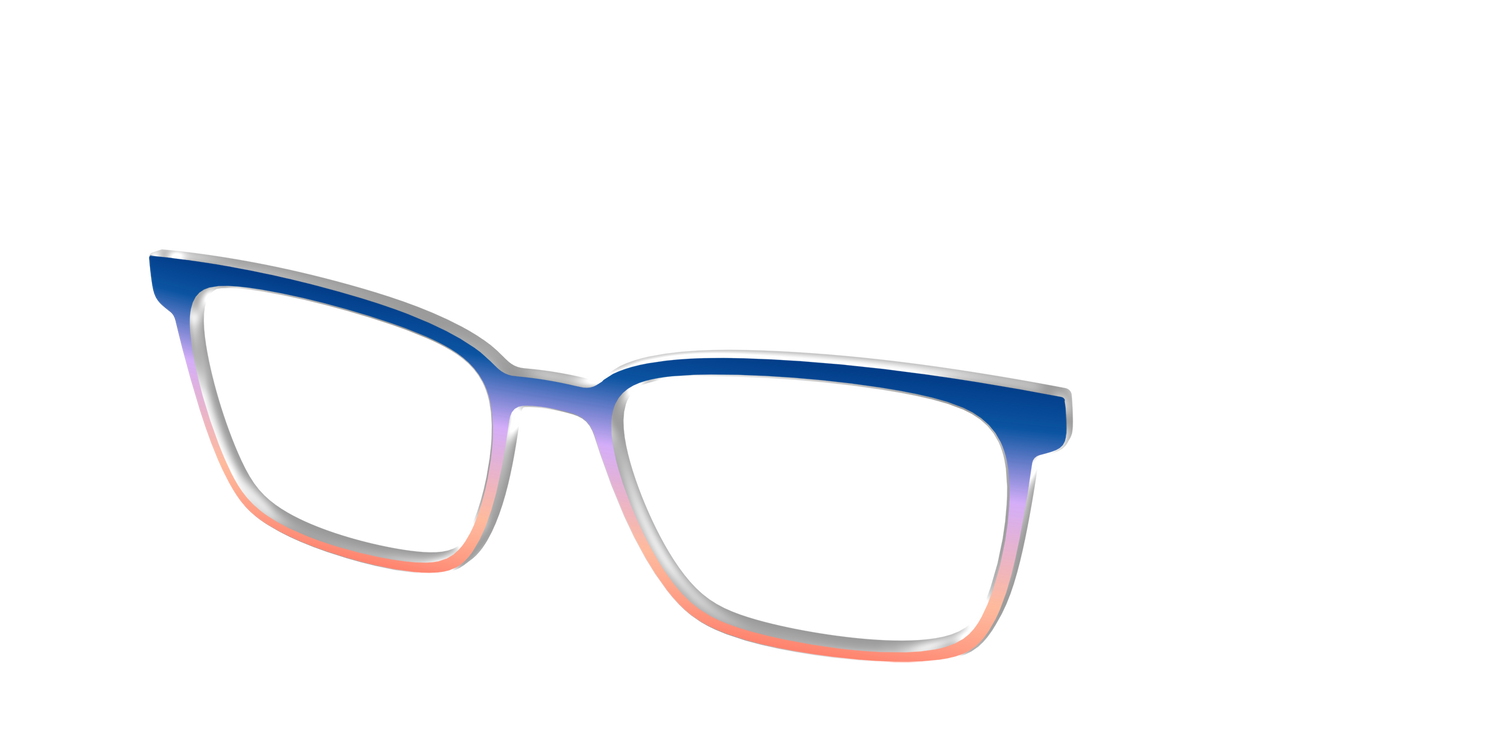 The Sundown Gradient - Angle Top Image - Pair Eyewear