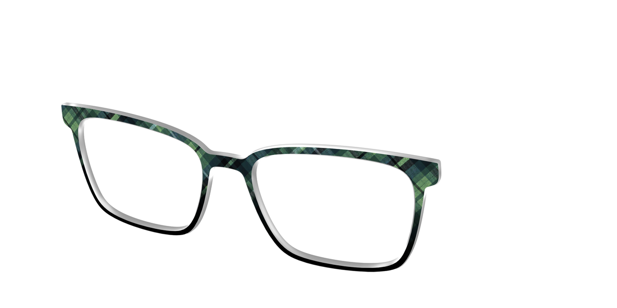 The Terra Tartan - Angle Top Image - Pair Eyewear