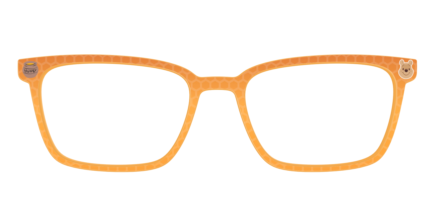 Time for Hunny Crystal Honeycomb - Front Top Image - Pair Eyewear