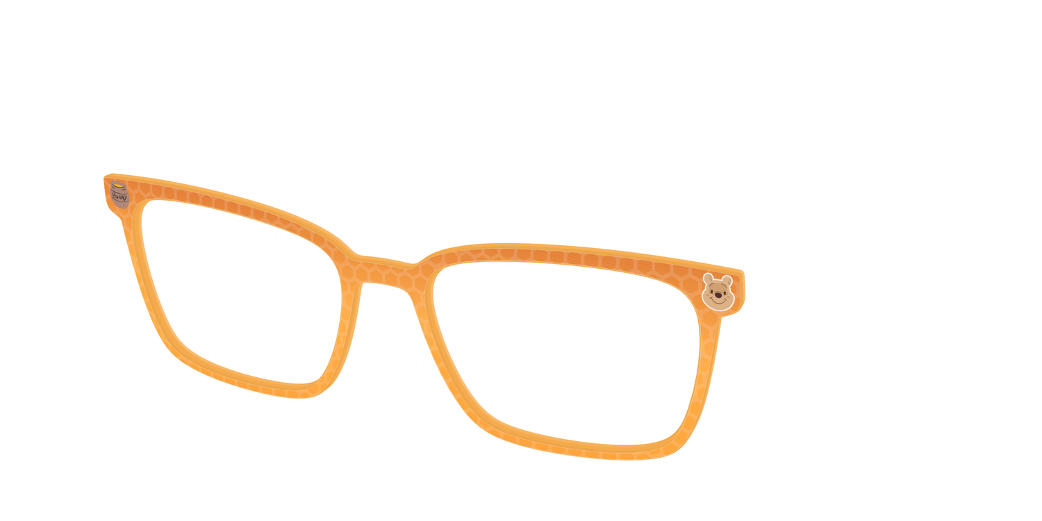 Time for Hunny Crystal Honeycomb - Angle Top Image - Pair Eyewear